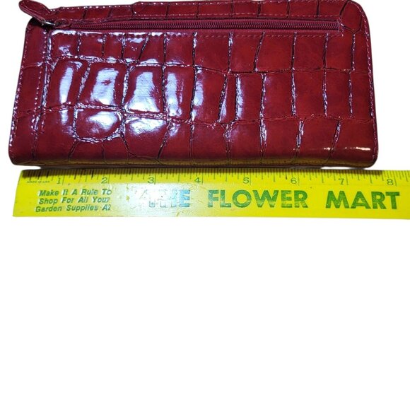 Vintage Liz Claiborne Wallet Clutch Checkbook ID Coin Cards Billfold - Picture 3 of 16